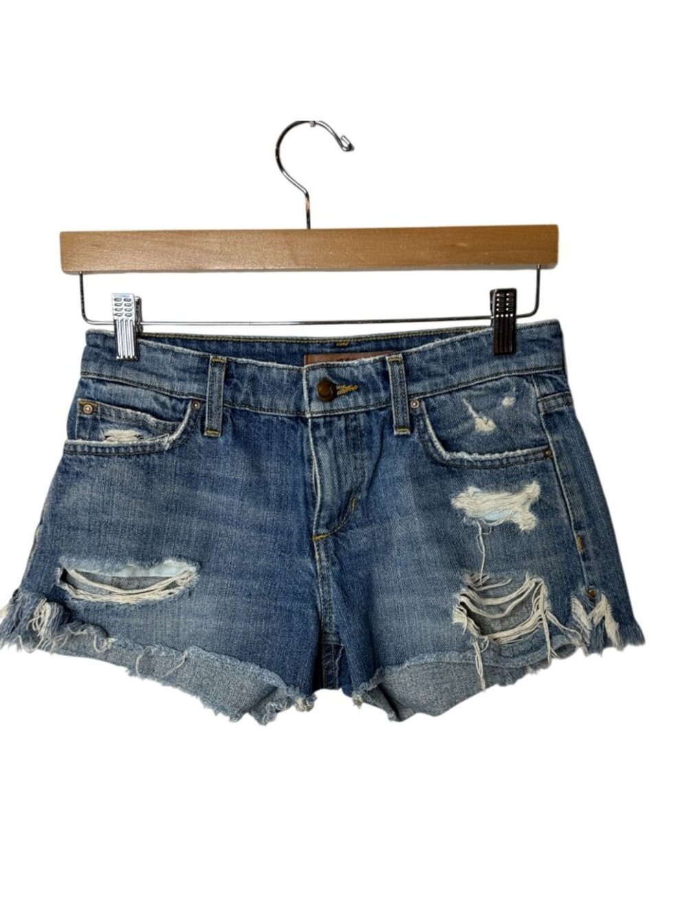 Joe’s Jeans Collector’s Edition Distressed Denim Shorts Size 24